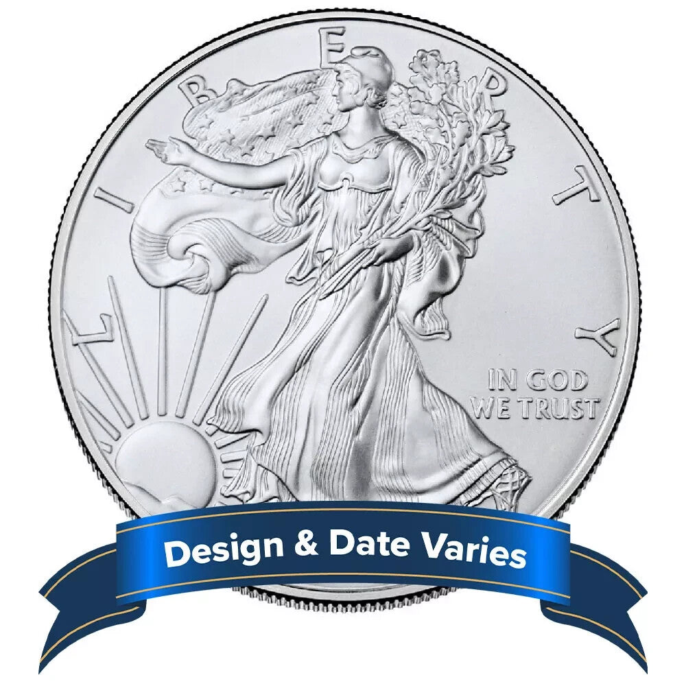 American Silver Eagle 1 oz .999 Fine Random Year Brilliant Uncirculated Coins π₯