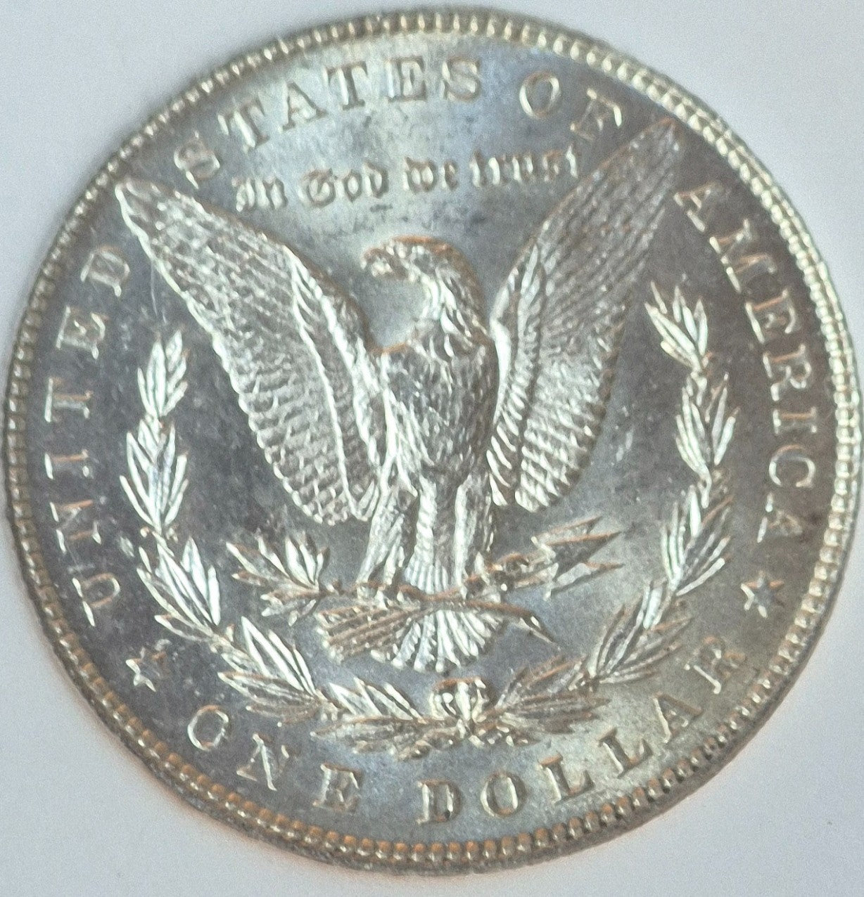 1880 P Morgan 90% Silver Dollar Graded High by National Numismatic Certification