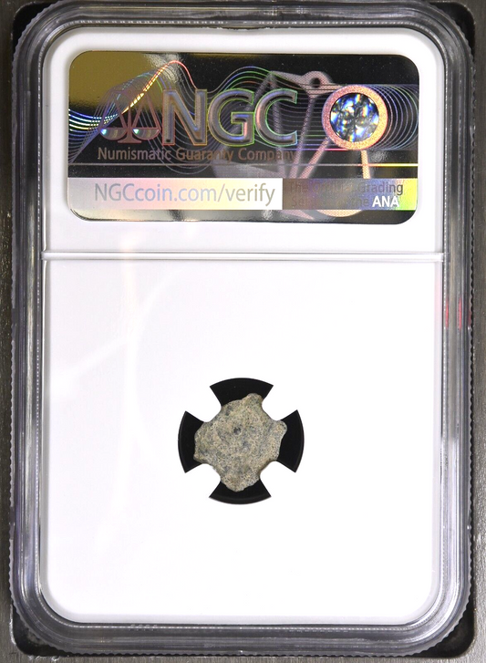 NGC JUDAEA HASMONEAN KINGS 135-37 BC AE Prutah Biblical Widow's Mite VG Coin