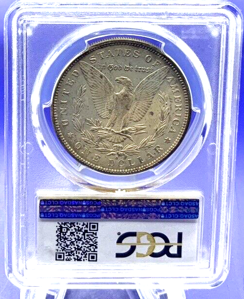 1881-S PCGS MS65 Morgan Silver Dollar $1 90% Silver Coin Early Blue Holder