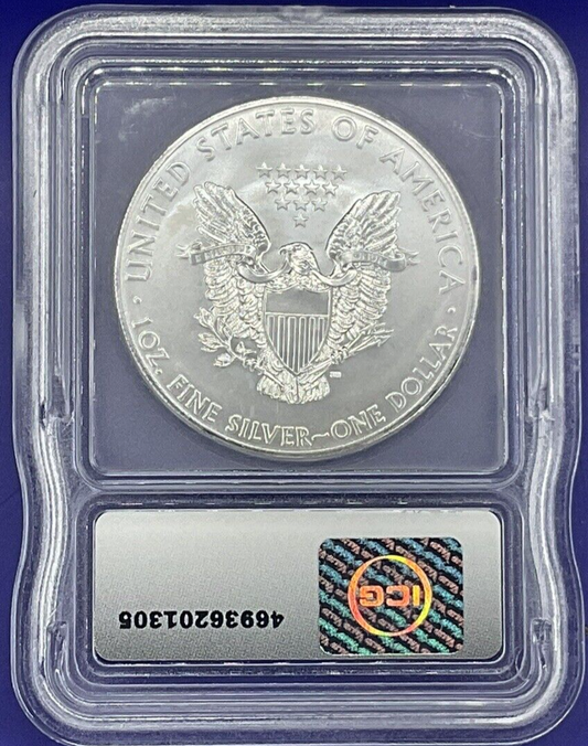 2013 American Silver Eagle ASE $1 MS 70 First Day Issue ICG Numbered Edition