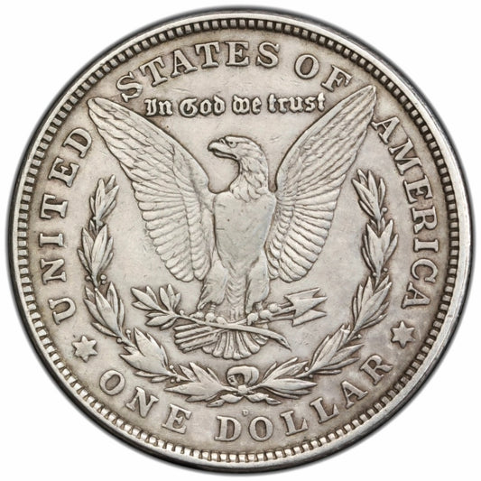 (1) 1921-D Morgan Dollar 90% Silver With Extra Fine Circulated Features 1$