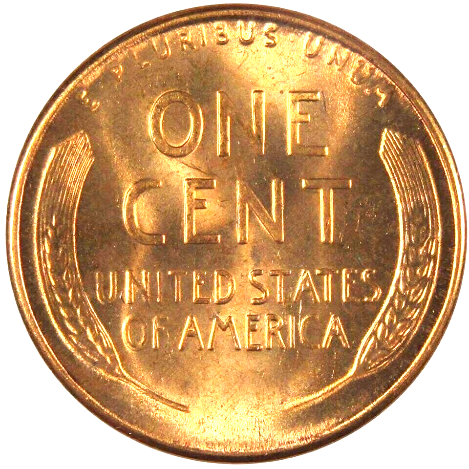 ✅ 1946 D Lincoln Wheat Cent GEM BU 1c BRILLIANT UNCIRCULATED From OBW Roll
