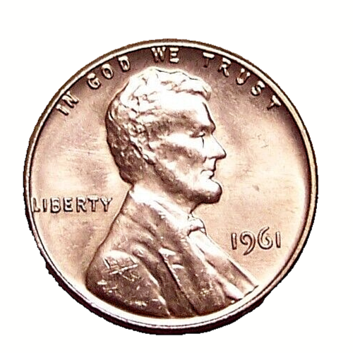 ✅ 1961-P BU UNC Lincoln Memorial 1c BRILLIANT UNCIRCULATED From OBW Roll