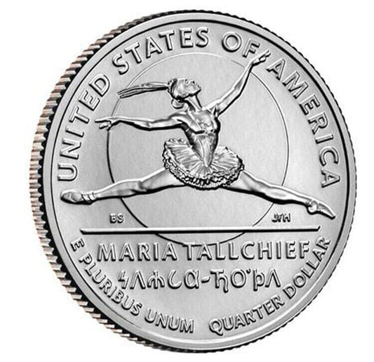 2023 MARIA TALLCHIEF Quarters US Mint Unopened Box 3 Roll Set P D S (23WRK)