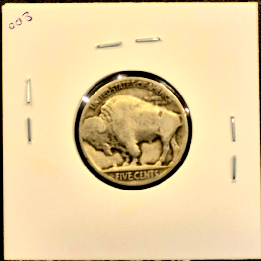 1916 Buffalo Nickle Barely Readable Date Better Date