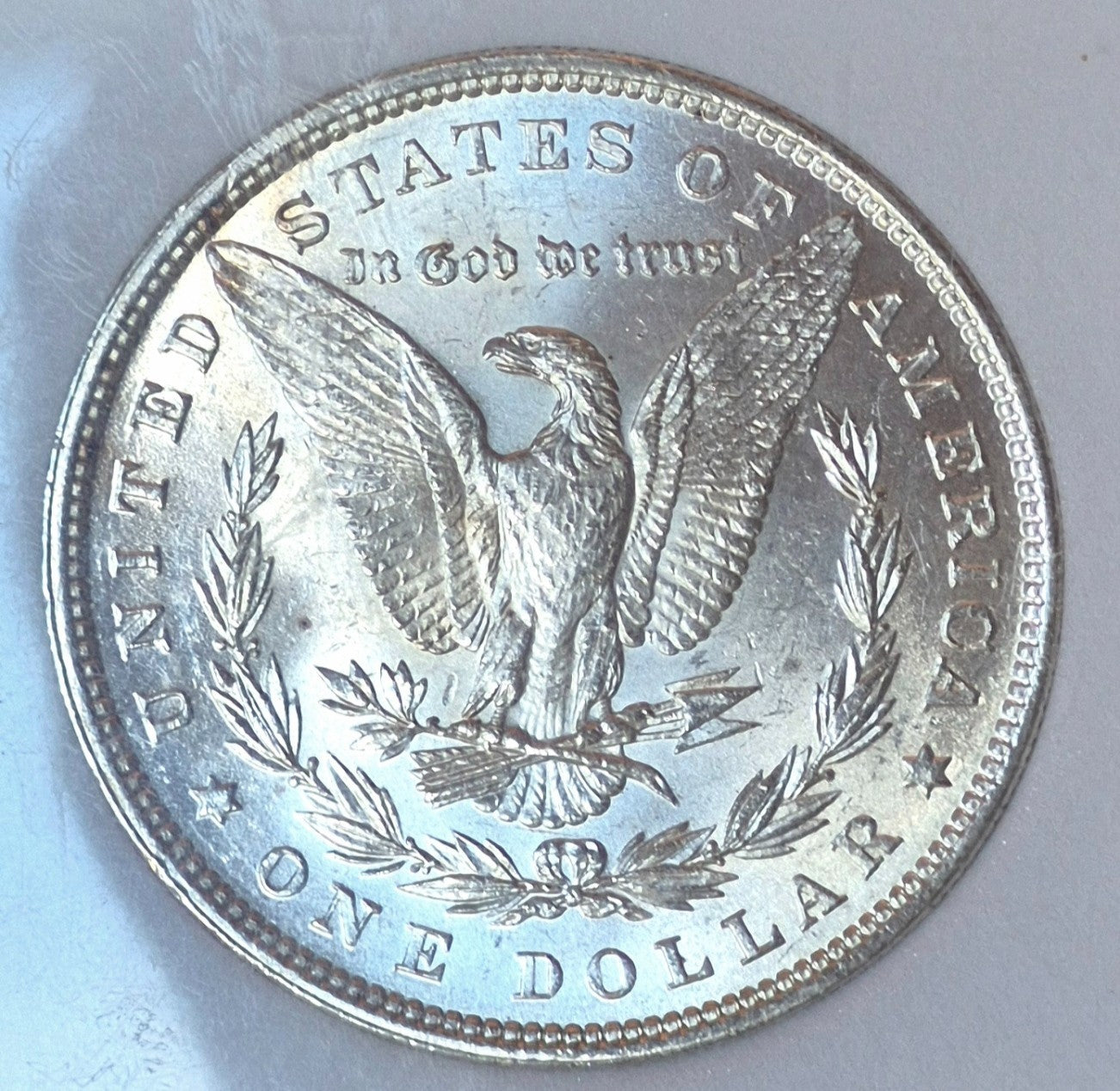 1879 P Morgan 90% Silver Dollar Graded High by National Numismatic Certification