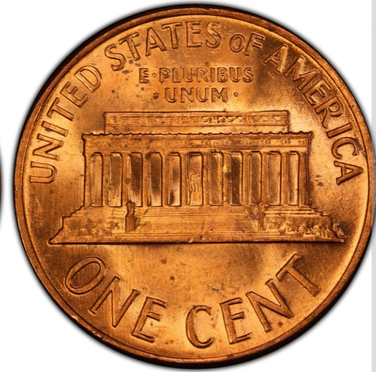 1968 Denver Lincoln Memorial BU Brilliant Uncirculated 1C From š„OBW Bank Rollš„