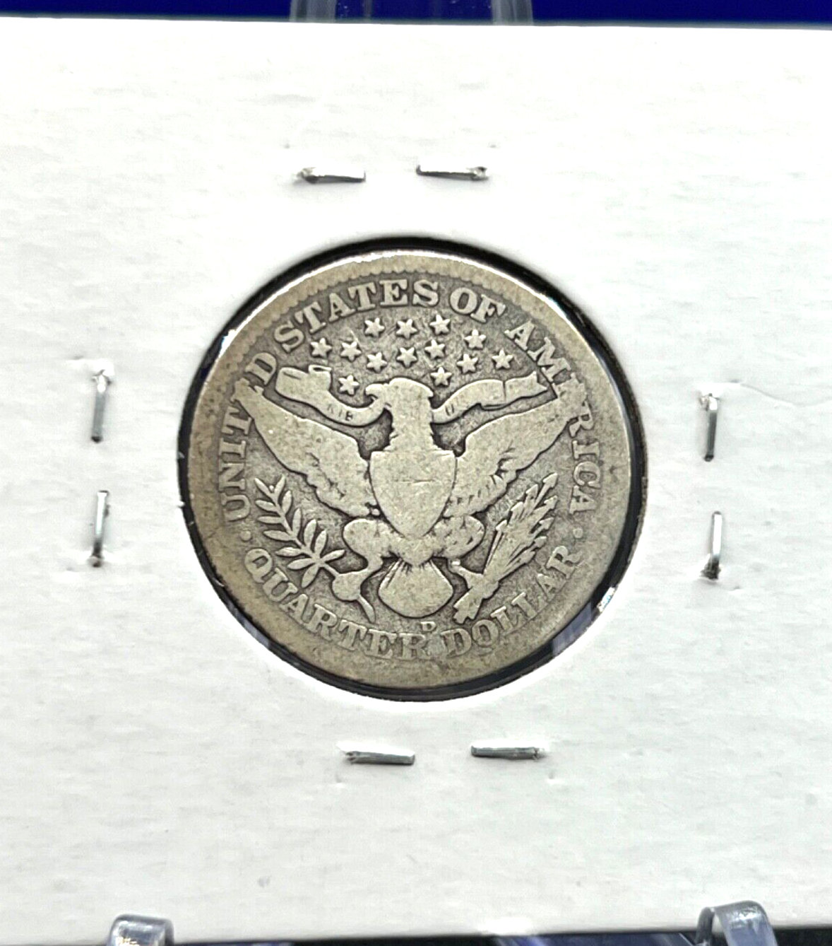 1909-D Barber 90% Silver Quarter 25c Lower Mintage Collectible Coin