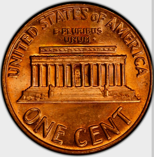 1969 Denver Lincoln Memorial BU Brilliant Uncirculated 1C From š„OBW Bank Rollš„