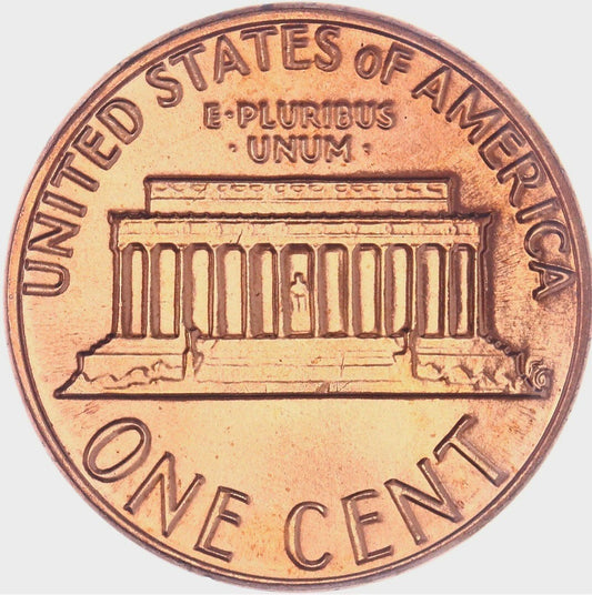 1985 D Lincoln Memorial BU Brilliant Uncirculated 1C From š„OBW Bank Rollš„