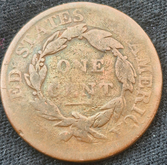 1818 Matron Head Large Cent Rotated Die Good or Less Condition