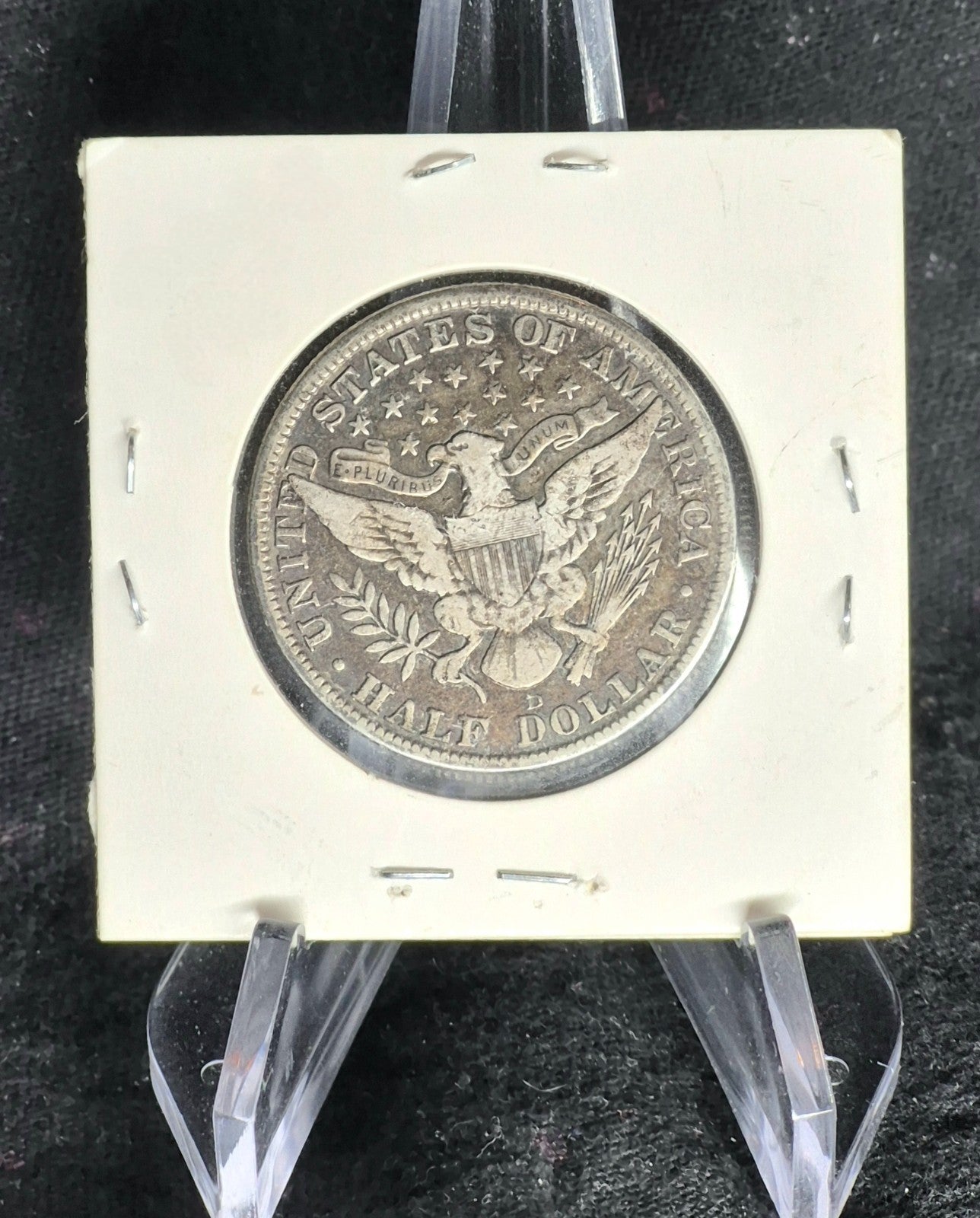 1912D Barber Half Dollar 90% Silver 50C 🔥Full Liberty, Motto, Rims🔥Very Fine