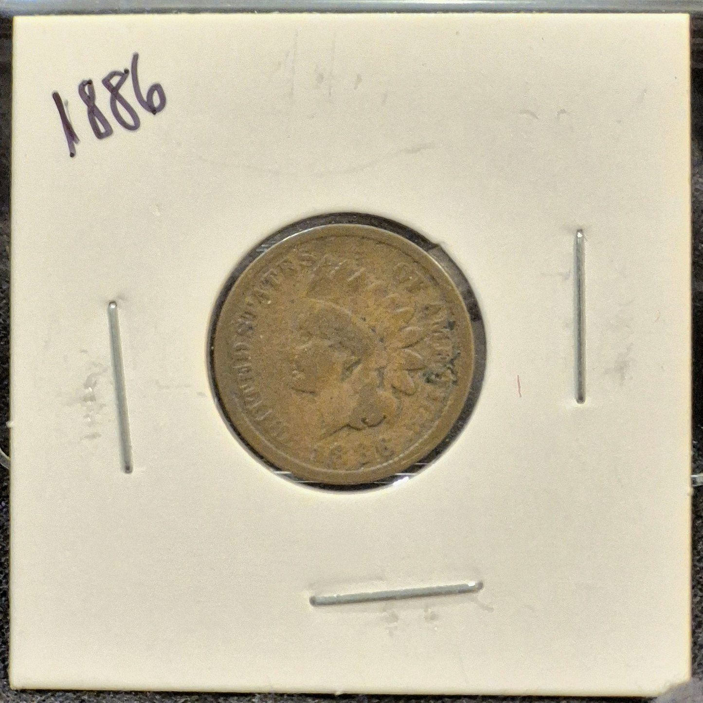 1886 Copper 1C Indian Head Cent Choice Collectable Variety I G Condition