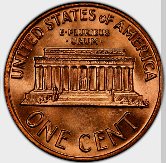 1972 D Lincoln Memorial BU Brilliant Uncirculated 1C From 🔥OBW Bank Roll🔥