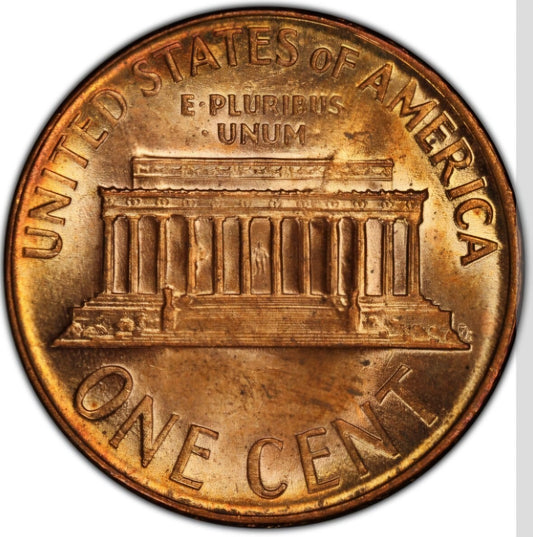 1966 P Lincoln Memorial BU Brilliant Uncirculated 1C From 🔥OBW Bank Roll🔥