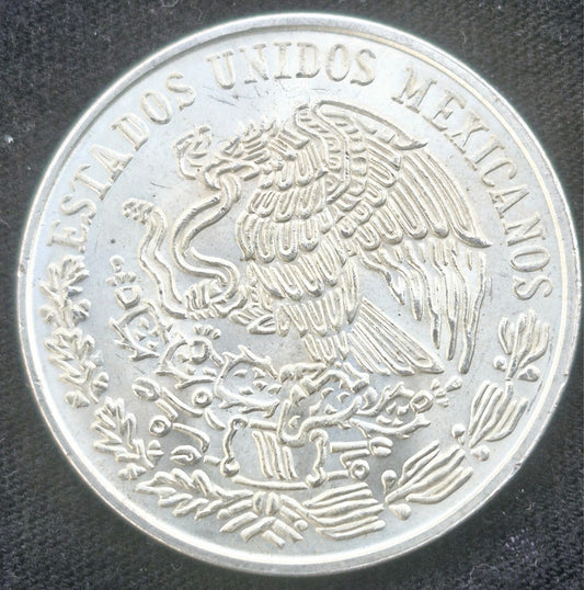 1979 100 Peso Mexico .720% SILVER 19.9 Grams Circulated Incredible MS Details