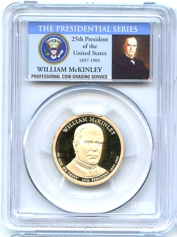 ✅ 2013-S $1 William McKinley PCGS PR69 DCAM Presidential Dollar Coin Photo