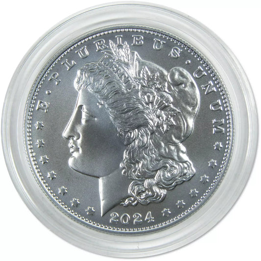 🔥 2024 Morgan Dollar Silver Dollar Uncirculated .999 Silver $1 Coin OGP + COA