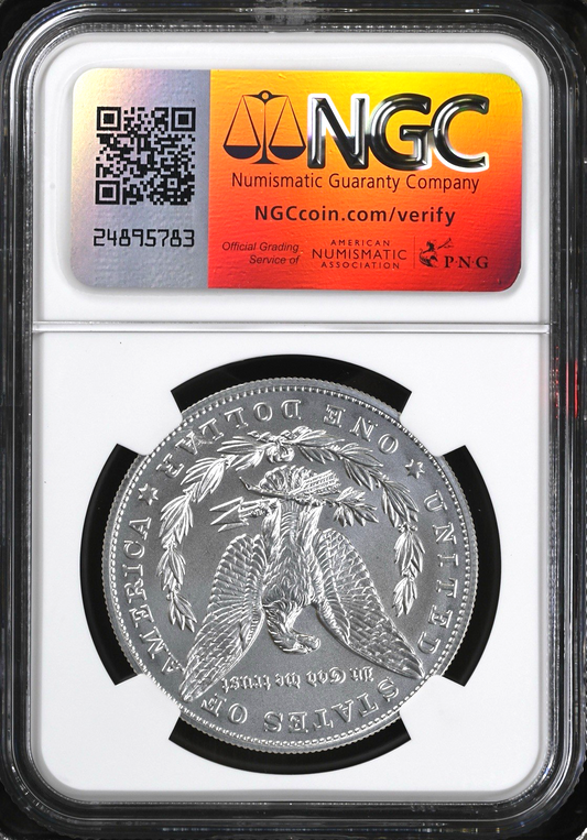 🔥 2023 $1 Morgan Silver Dollar NGC MS70 THE OFFICIAL RED BOOK Label Coin Bible
