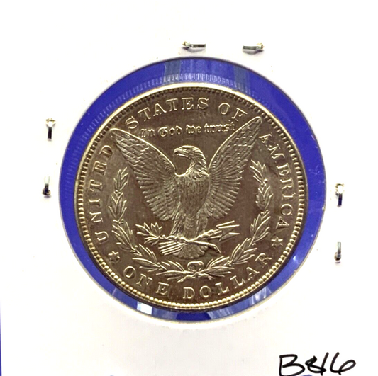 1886 Morgan 90% Silver Dollar BU Gem Shiny, Bright, Well Struck Coin