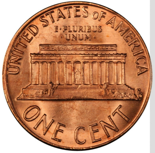 1973 P Lincoln Memorial BU Brilliant Uncirculated 1C From š„OBW Bank Rollš„