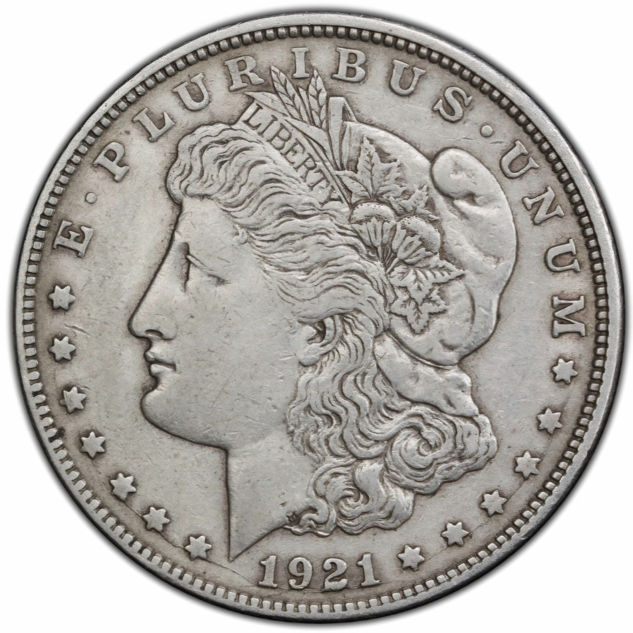 (1) 1921-D Morgan Dollar 90% Silver With Extra Fine Circulated Features 1$