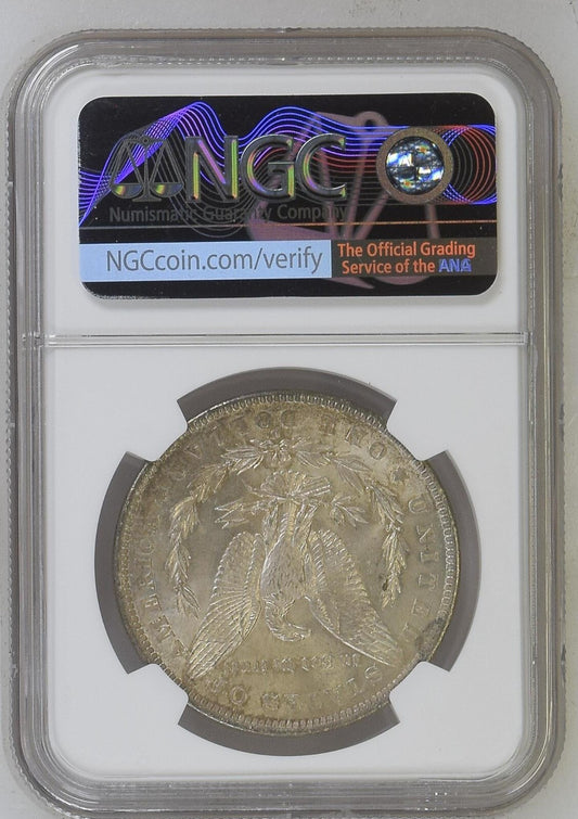 MS65 1884-O Morgan Silver $1 Dollar NGC Graded Coin 90% Fine Super Sharp Crisp