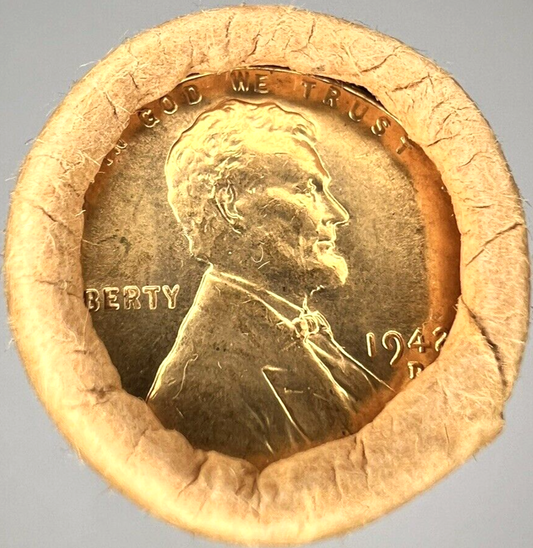 ✅ 1942 D Lincoln Wheat Cent GEM BU 1c UNCIRCULATED Coin From OBW Roll NOS