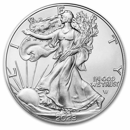 💰 2023 $1 Silver Eagle 🦅 PCGS MS70 FirstStrike Flag Label Collectible 999 Coin