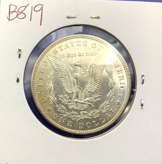1887 TONED Morgan 90% Silver Dollar BU Gem Shiny, Bright, Well Struck Coin