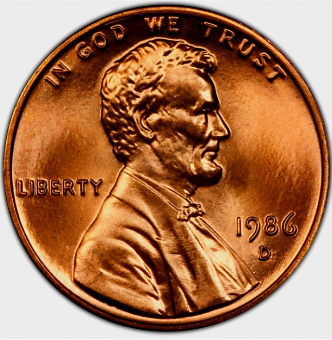 1986 Denver Lincoln Memorial BU Brilliant Uncirculated 1C From 🔥OBW Bank Roll🔥