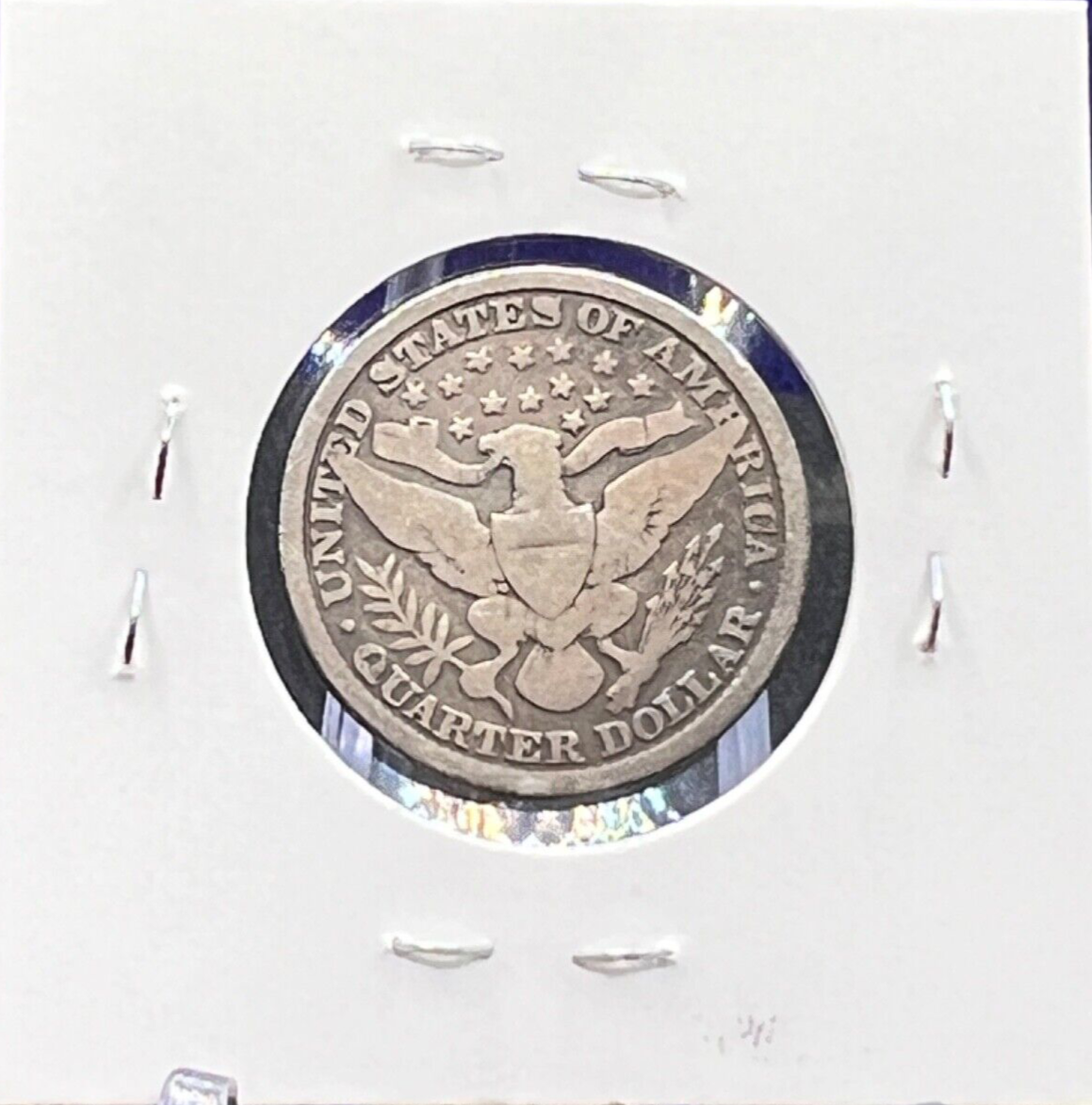 1892 Barber 90% Silver Quarter First Year Semi-Key Date 25c Coin
