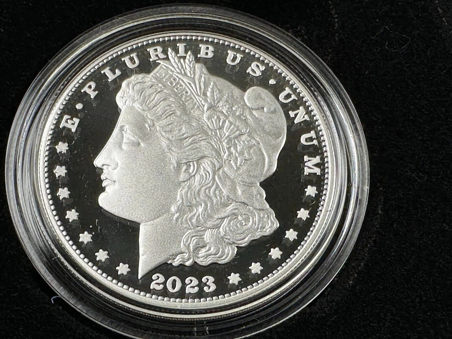 {4 Coin Set} 2023 Morgan & Peace Silver Dollars Unc & Proof OGP BOX COA .9999