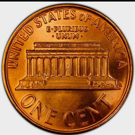 1990 P Lincoln Memorial BU Brilliant Uncirculated 1C From š„OBW Bank Rollš„