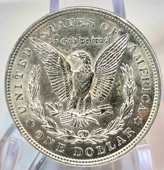1921 Morgan $1 Dollar 90% Silver Bright🔥Extra Nice Crisp Details🔥 Circulated