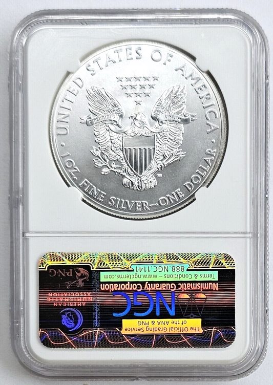2014(W) American Silver Eagle NGCMS70 FIRST RELEASE West Point Mint .999 Fine