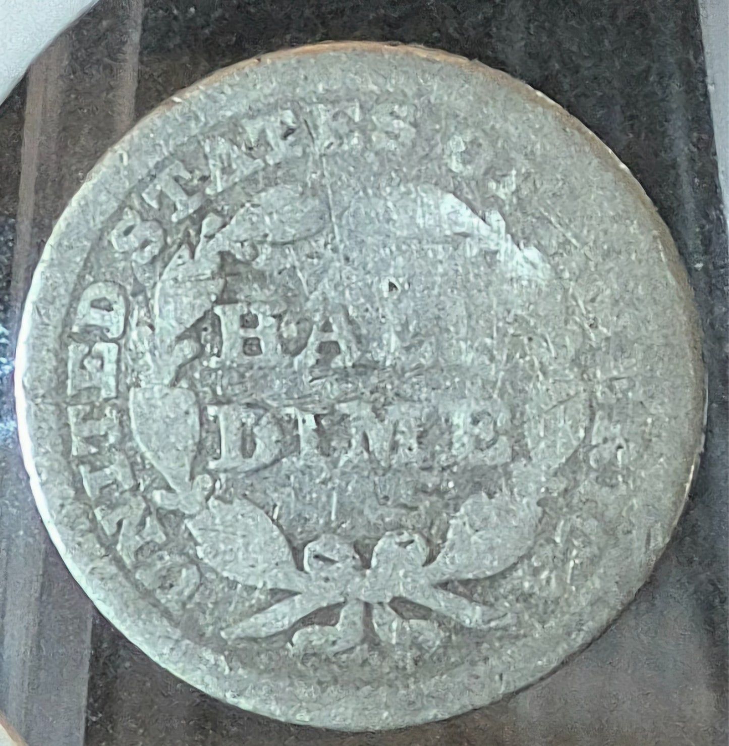 💰1842-P Seated Liberty Half Dime Good Type III Stars on the Obverse 90% Silver