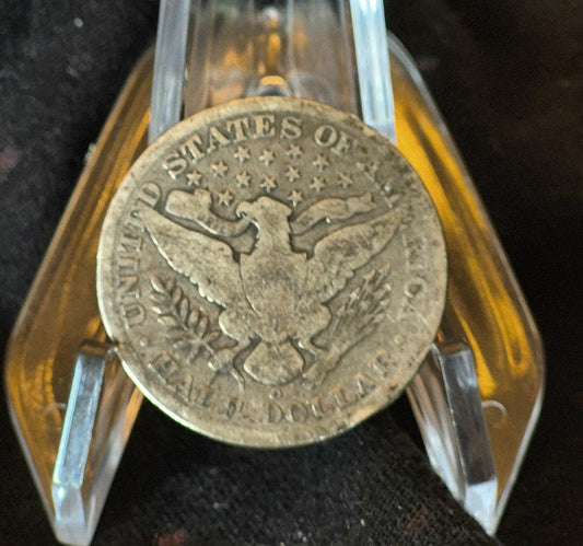 1895 New Orleans Barber Half Dollar 90% Silver 50C Good+ Partial Motto