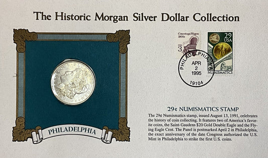 🔥 Historic Morgan Silver Dollar Collection ~ 1921-P ~ Numismatics 29c Stamp