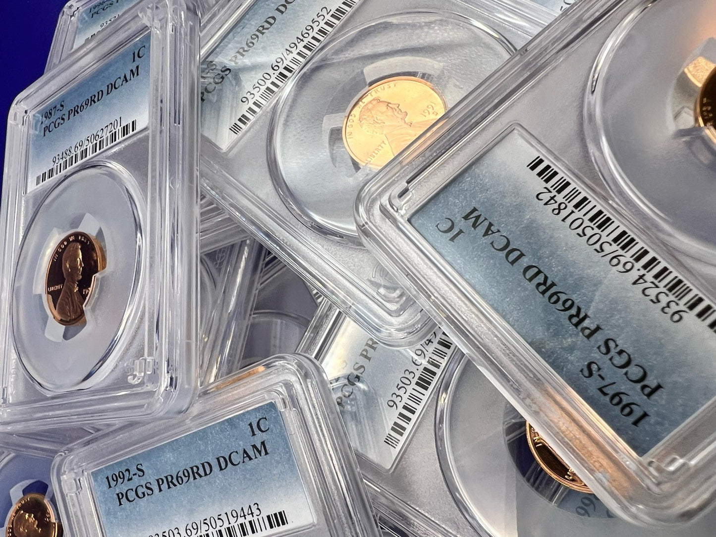 🔥  Lincoln 1c Proof Coins - PCGS ONLY PR69RD DCAM Graded Honest Abe Cents