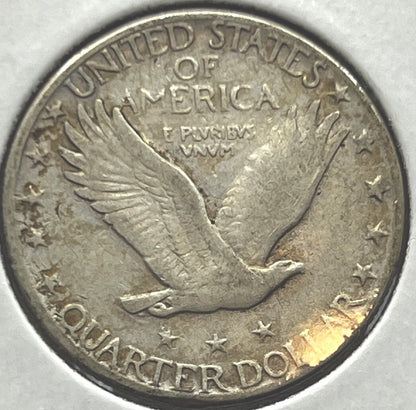 1928-S Standing Liberty Quarter (SLQ) 90% Silver 25c Coin Sharp Detail