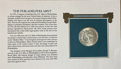 🔥 Historic Morgan Silver Dollar Collection ~ 1921-P ~ Numismatics 29c Stamp