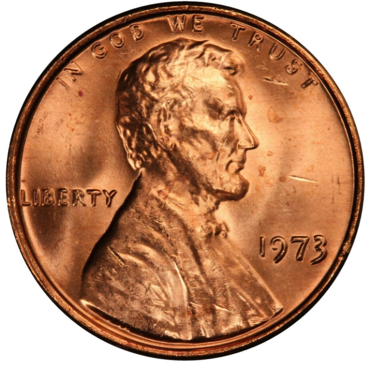 1973 P Lincoln Memorial BU Brilliant Uncirculated 1C From 🔥OBW Bank Roll🔥