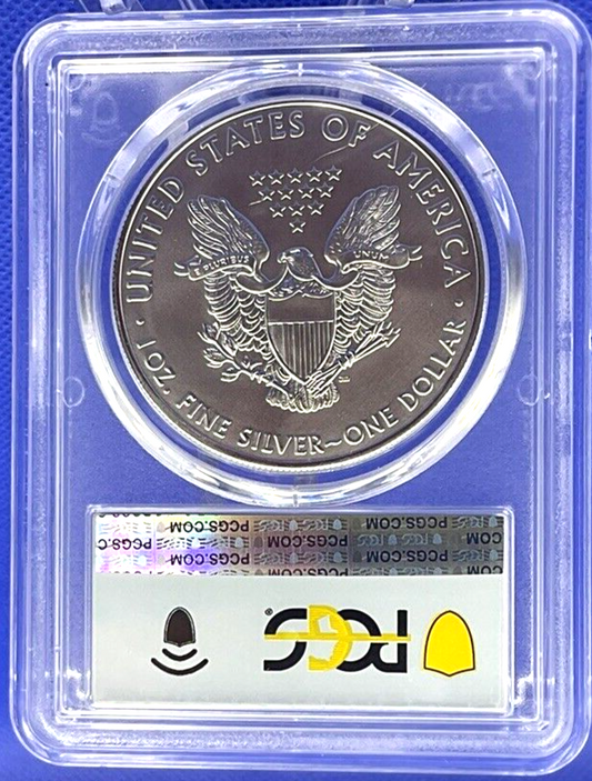 2021-(S)  ✅ $1 American Silver Eagle PCGS Type 1 Emergency ✅ FIRST DAY OF ISSUE