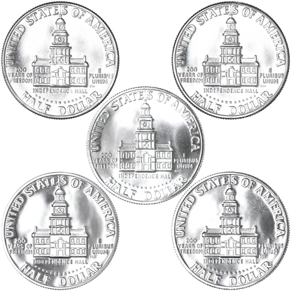 ✅ 1976S Kennedy Half Dollar 40% Silver Brilliant Uncirculated BiCentennial Coins