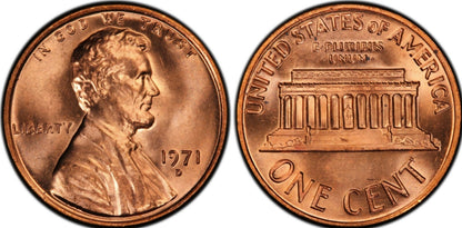 1971 Denver Memorial BU Brilliant Uncirculated 1C 🔥From OBW Bank Roll🔥