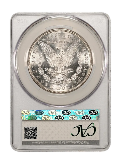 1881-S Morgan Silver Dollar New CAC Holder MS64 Semi-Mirror Newly Graded
