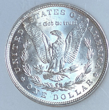 1879 P Morgan 90% Silver Dollar Graded High by National Numismatic Certification