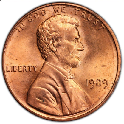1989 P Memorial BU Brilliant Uncirculated 1C 🔥From OBW Bank Roll🔥